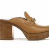 Block Heels * | Deals Women'S Franco Sarto Katra Clog Platform Block Heels Caramel