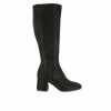 Knee High And Riding Boots * | Cheap Women'S Mia Amore Valyrie Knee High Boots Black