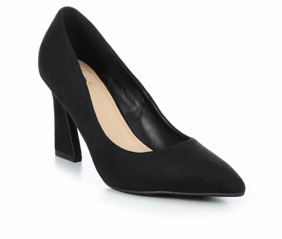 Pumps * | Best Sale Women'S Delicious Unzip-S Pumps Black Micro