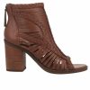 Heeled Boots * | Best Deal Women'S Dingo Boot Jeezy Western Sandal Booties Tan