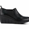 Ankle Boots And Booties * | Promo Women'S Spring Step Joannie Wedge Booties Black