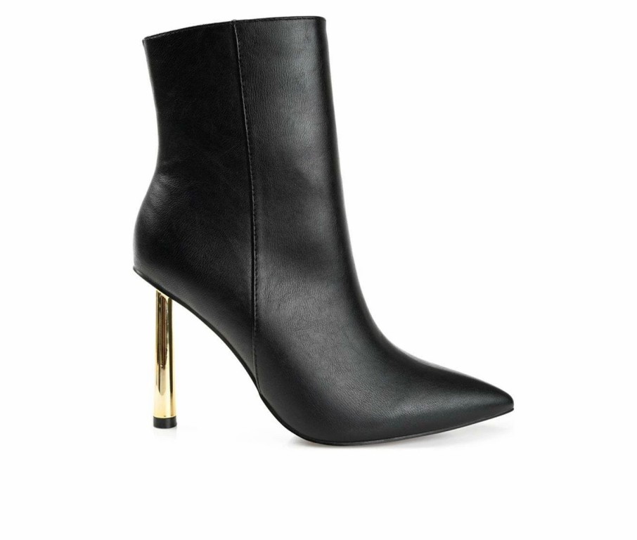 Stiletto Heels * | Best Sale Women'S Journee Collection Rorie Stiletto Booties Black