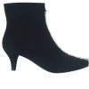 Heeled Boots * | Outlet Women'S Impo Naja Chain Ii Heeled Booties Black