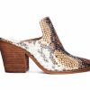 Heeled Boots * | Hot Sale Women'S Chinese Laundry Springfield Mule Heels Yellow/Dk Brown