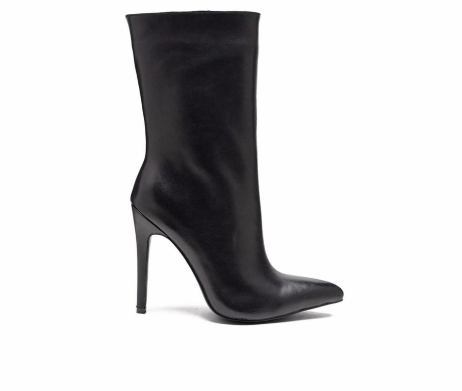 Heeled Boots * | Coupon Women'S Rag & Co Margen Heeled Booties Black