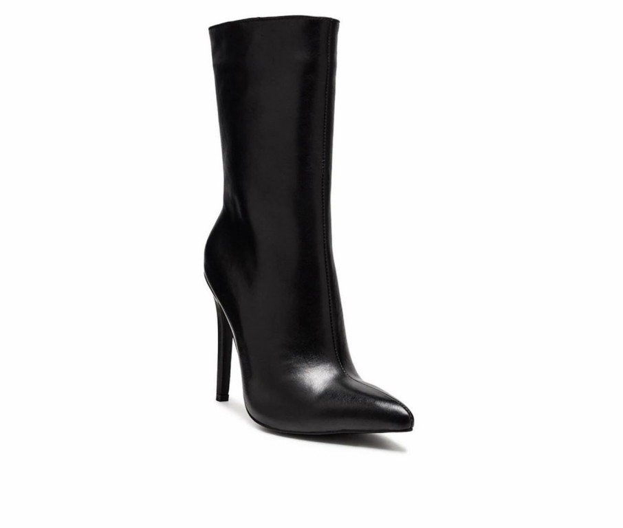 Heeled Boots * | Coupon Women'S Rag & Co Margen Heeled Booties Black