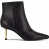 Heeled Boots * | Flash Sale Women'S Nine West Ritaa Heeled Booties Black Leather