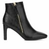 Ankle Boots And Booties * | Best Sale Women'S New York And Company Una Heeled Booties Black