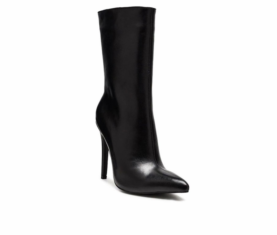 Stiletto Heels * | Deals Women'S Rag & Co Nagini Booties Black