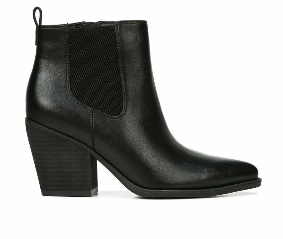 Ankle Boots And Booties * | Coupon Women'S Soul Naturalizer Micah Booties Black Smooth