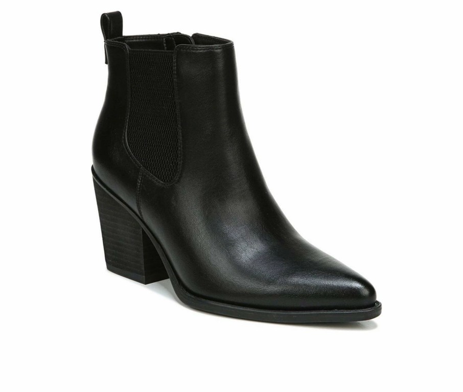 Ankle Boots And Booties * | Coupon Women'S Soul Naturalizer Micah Booties Black Smooth