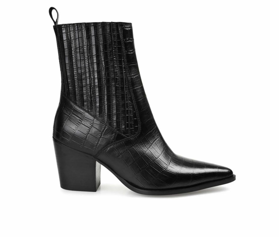 Heeled Boots * | Brand New Women'S Journee Signature Markka Booties Black