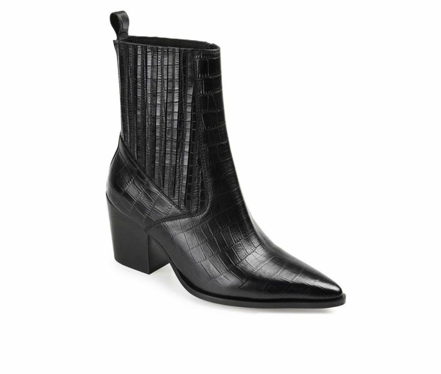 Heeled Boots * | Brand New Women'S Journee Signature Markka Booties Black