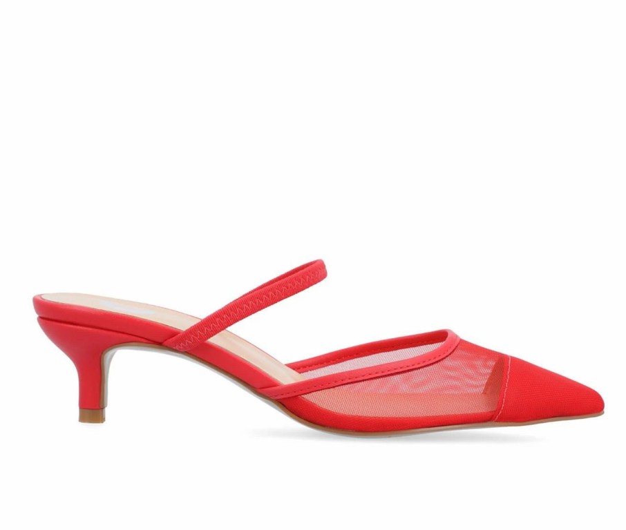 Pumps * | Hot Sale Women'S Journee Collection Allana Pumps Red