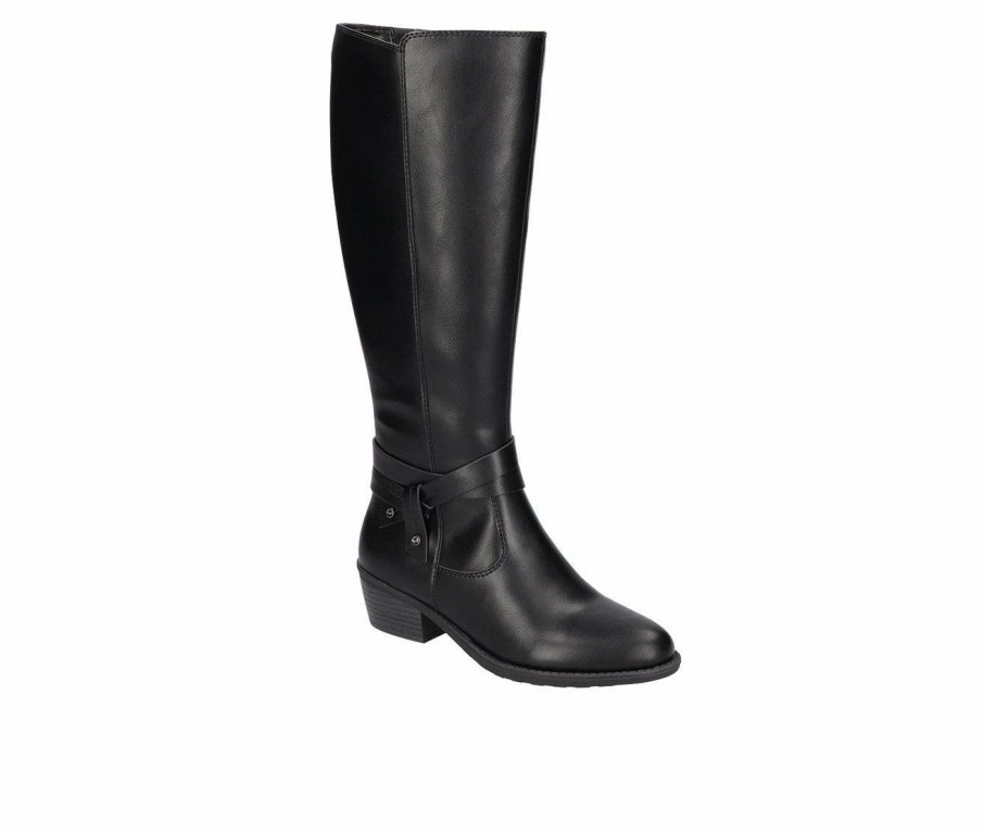 Knee High And Riding Boots * | Wholesale Women'S Easy Street Anissa Knee High Boots Black