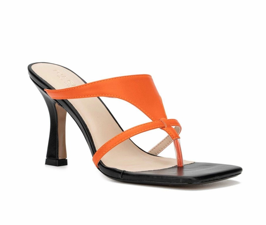 Stiletto Heels * | Budget Women'S Torgeis Aconite Stiletto Sandals Orange