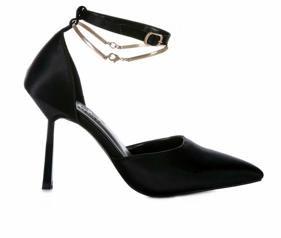 Pumps * | Flash Sale Women'S Rag & Co Hobnob Pumps Black