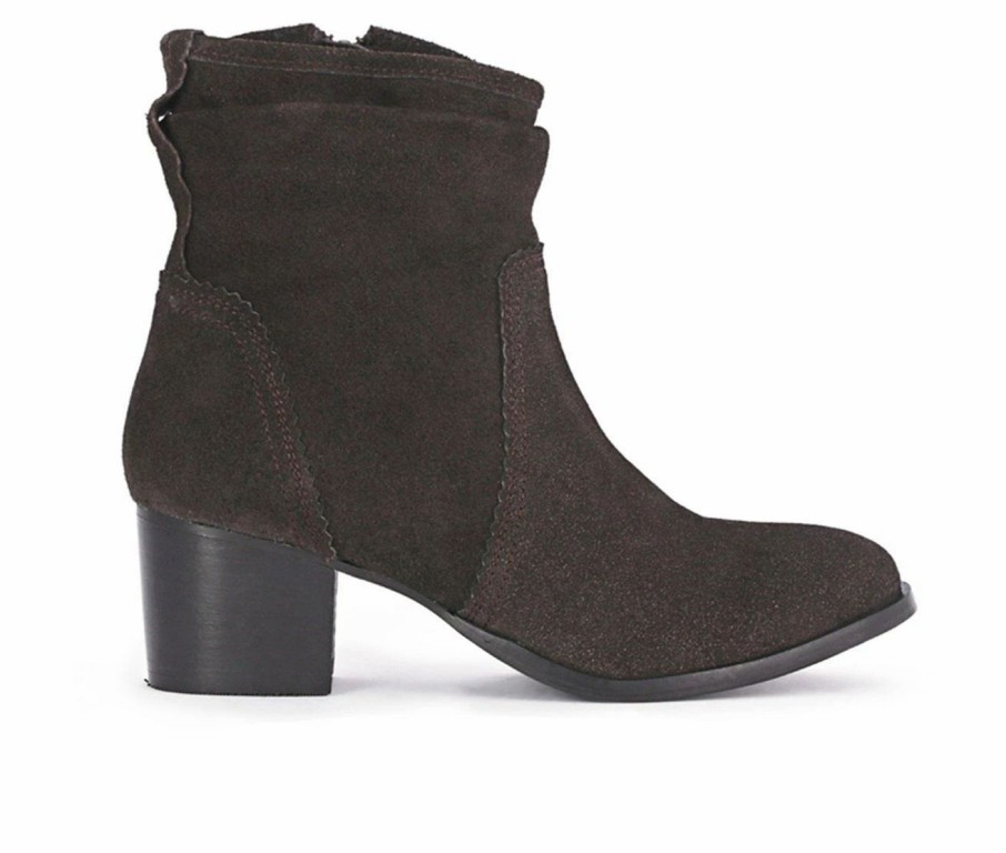 Ankle Boots And Booties * | Best Reviews Of Women'S Rag & Co Bowie Heeled Booties Dk Brown