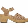 Block Heels * | New Women'S Dr. Scholls First Of All Dress Sandals Tawny Birch