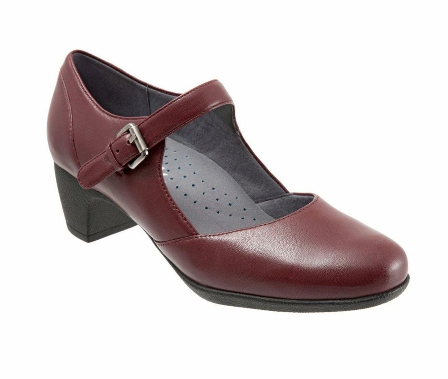 Pumps * | Discount Women'S Softwalk Irish Ii Pumps Dark Red