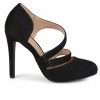 Pumps * | Best Reviews Of Women'S Journee Collection Zeera Pumps Black