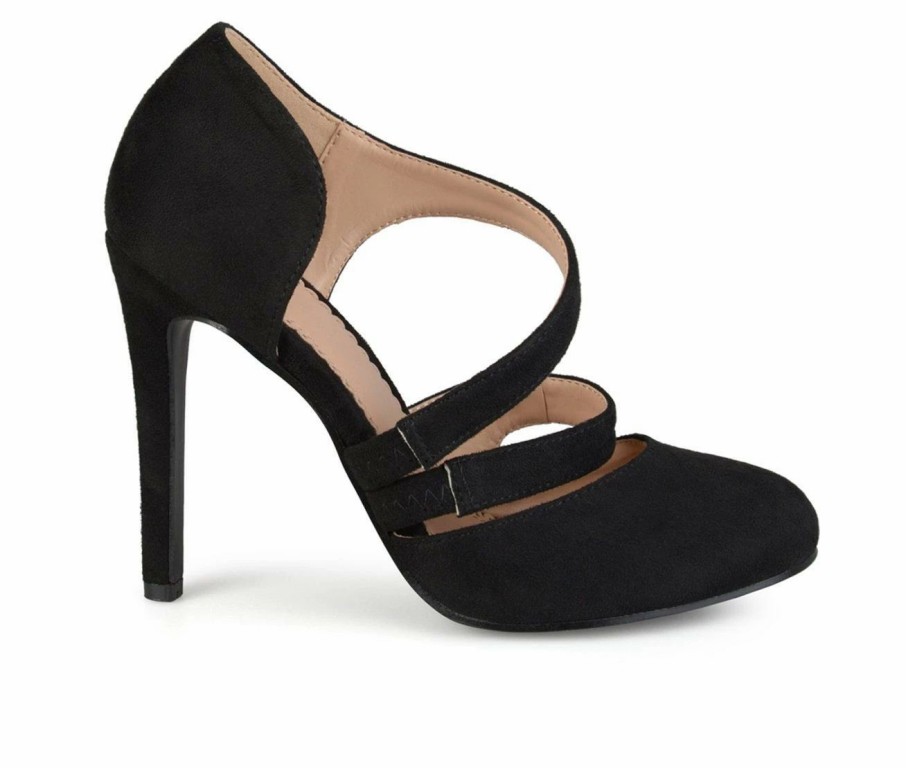 Pumps * | Best Reviews Of Women'S Journee Collection Zeera Pumps Black