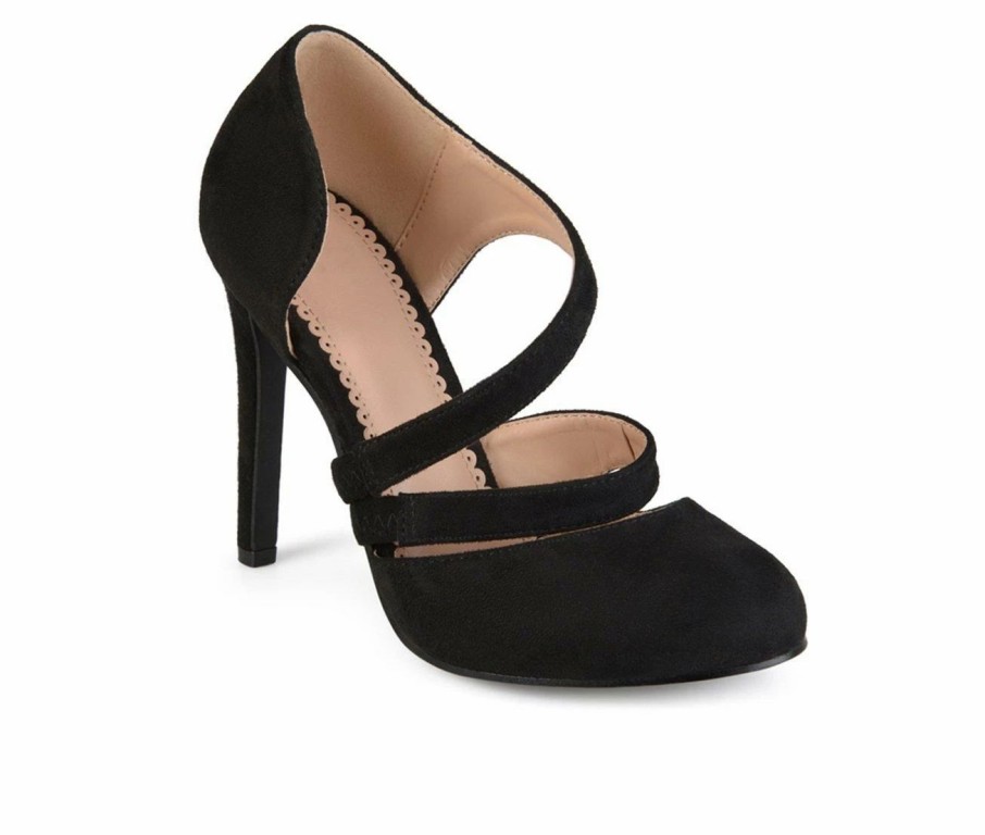 Pumps * | Best Reviews Of Women'S Journee Collection Zeera Pumps Black