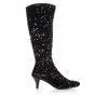 Knee High And Riding Boots * | Best Pirce Women'S Impo Namora Sequin Knee High Boots Black