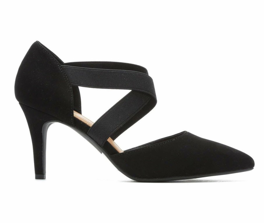 Pumps * | Top 10 Women'S Solanz Neal Pumps Black Nubuck