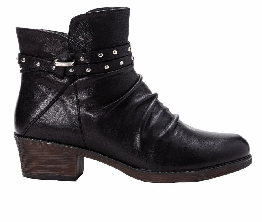 Ankle Boots And Booties * | Coupon Women'S Propet Roxie Heeled Booties Black