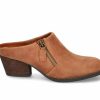 Heeled Boots * | Hot Sale Women'S Bella Vita Carlene Mule Booties Caramel