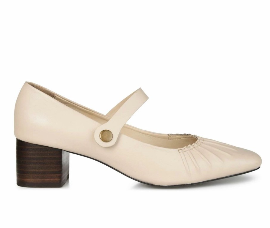 Pumps * | Brand New Women'S Journee Signature Ellsy Mary Jane Pumps Beige