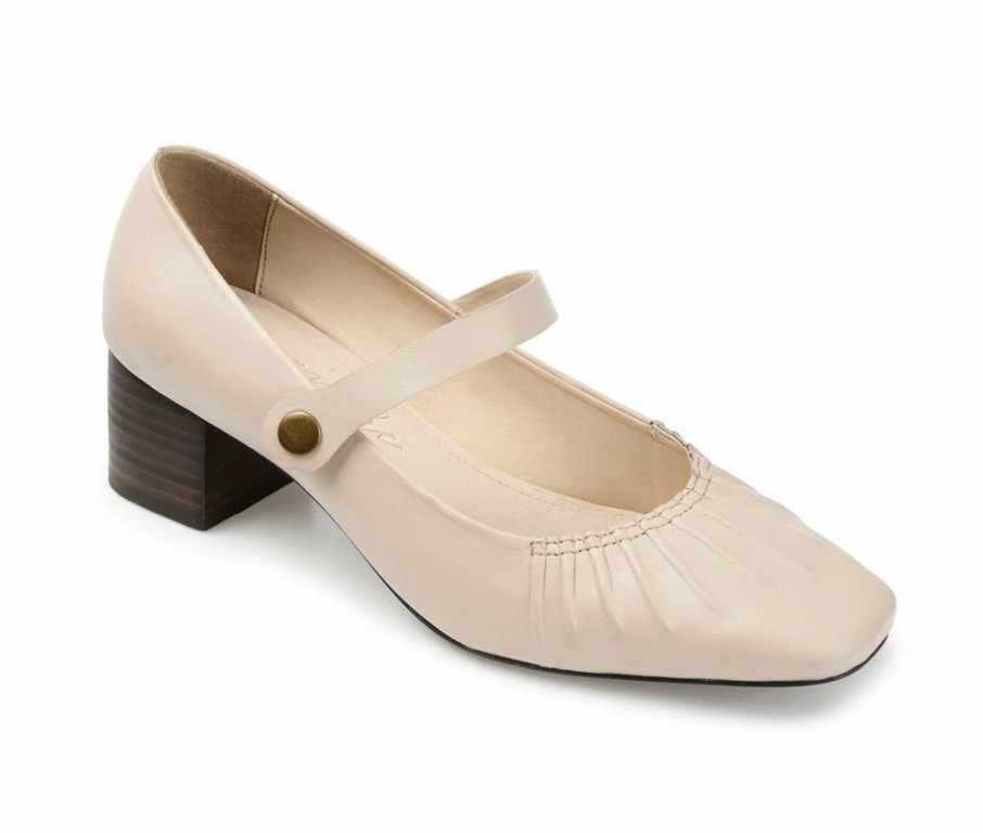 Pumps * | Brand New Women'S Journee Signature Ellsy Mary Jane Pumps Beige