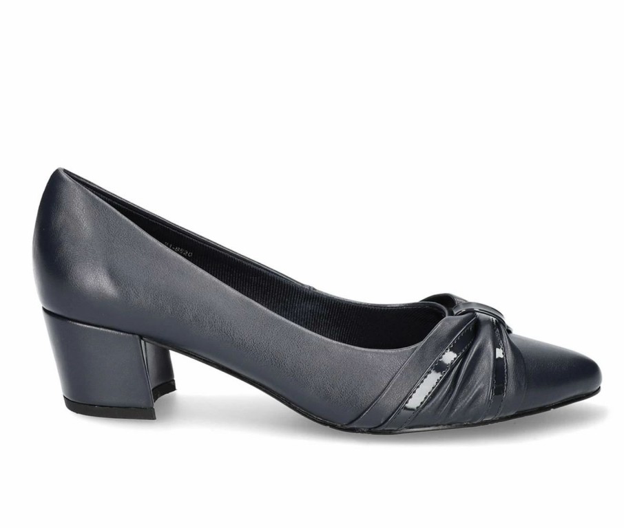 Pumps * | Best Reviews Of Women'S Easy Street Millie Pumps Navy