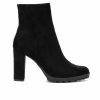 Heeled Boots * | Cheapest Women'S New York And Company Araceli Heeled Booties Black