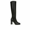 Heeled Boots * | Buy Women'S Franco Sarto Cindy Tall Knee High Heeled Boots Black