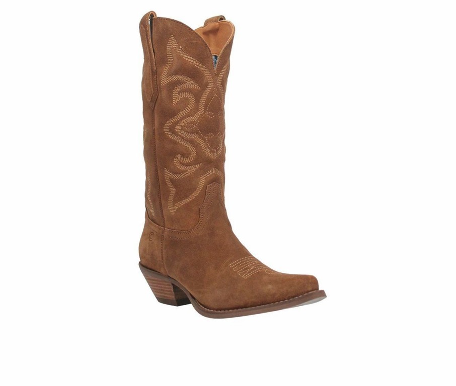 Knee High And Riding Boots * | Wholesale Women'S Dingo Boot Out West Western Boots Camel