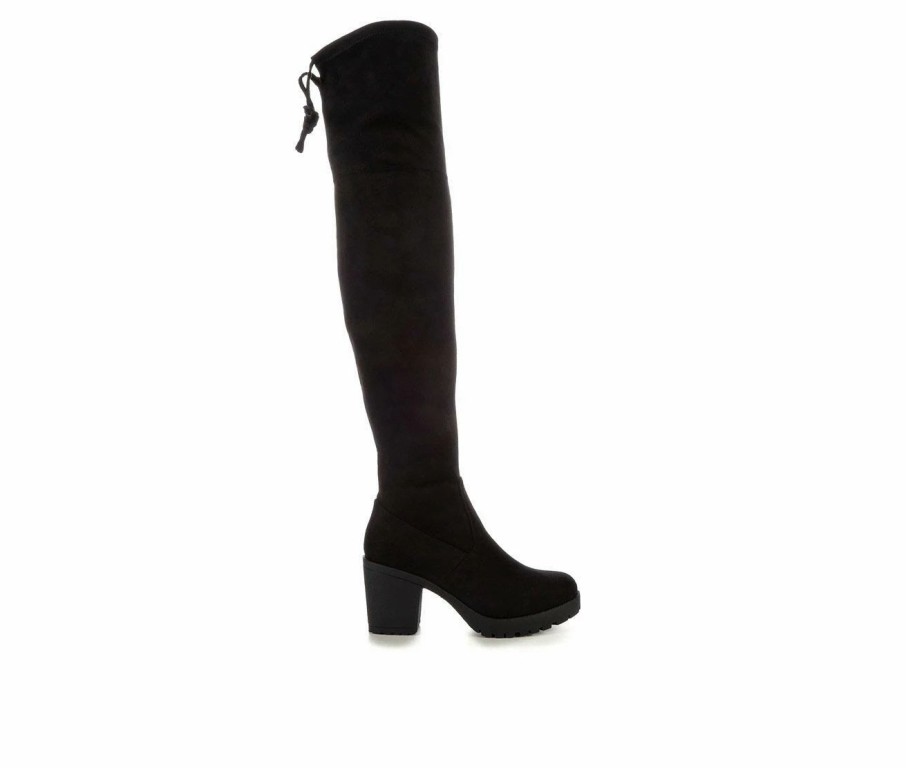 Knee High And Riding Boots * | Buy Women'S Zigi Soho Isla Knee High Boots Black