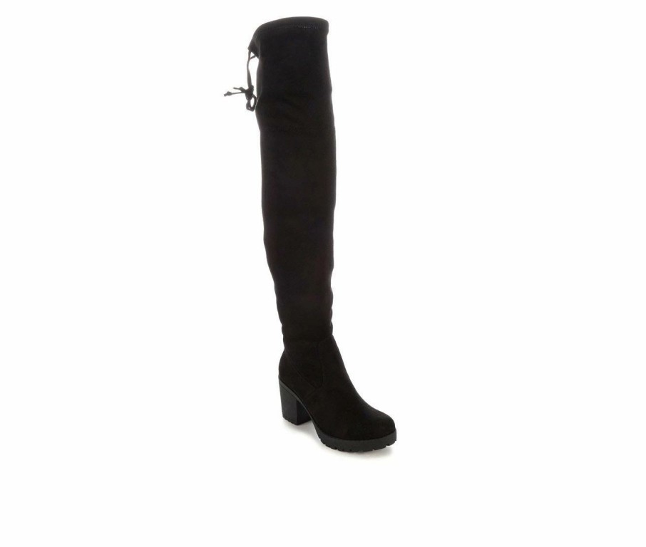 Knee High And Riding Boots * | Buy Women'S Zigi Soho Isla Knee High Boots Black