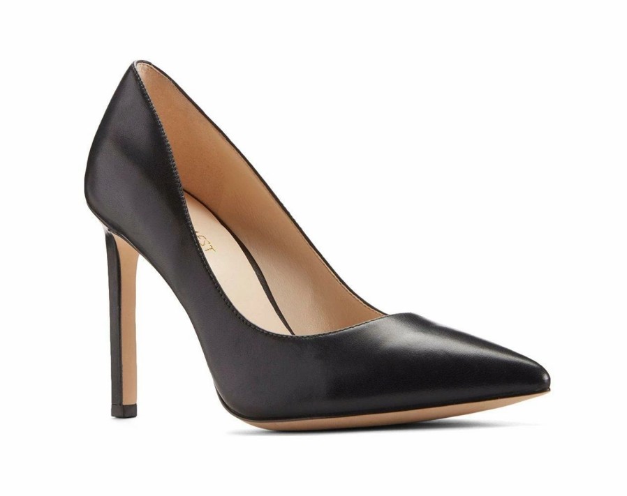 Pumps * | Cheapest Women'S Nine West Tatiana Pumps Black Leather