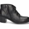 Ankle Boots And Booties * | Cheap Women'S Easy Street Becker Lace Up Booties Black