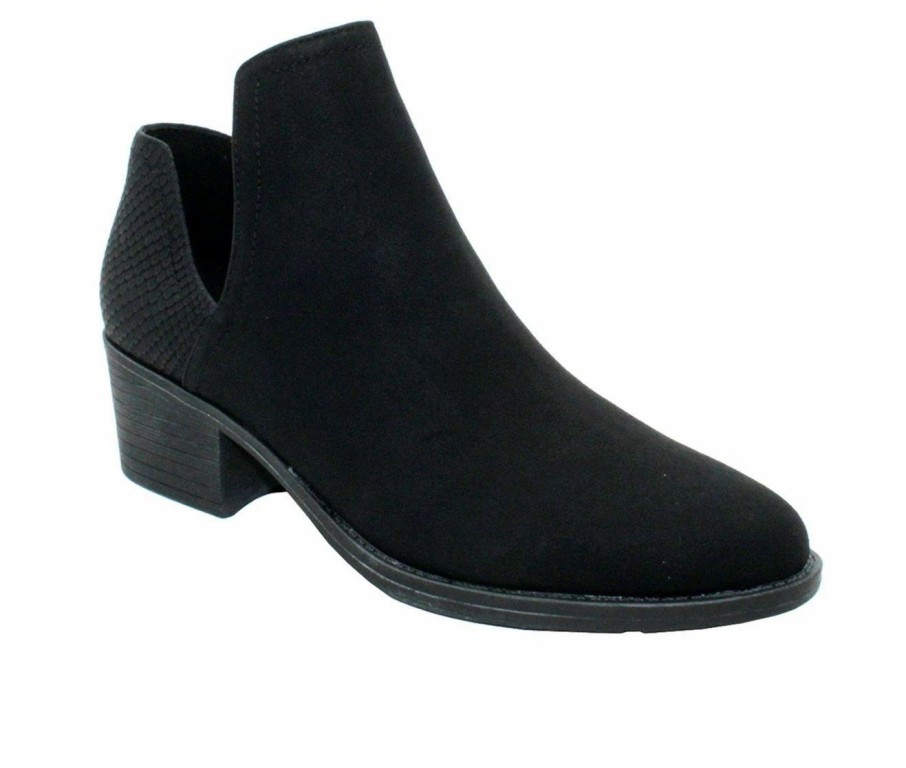 Heeled Boots * | Wholesale Women'S Volatile Chronicle Heeled Booties Black