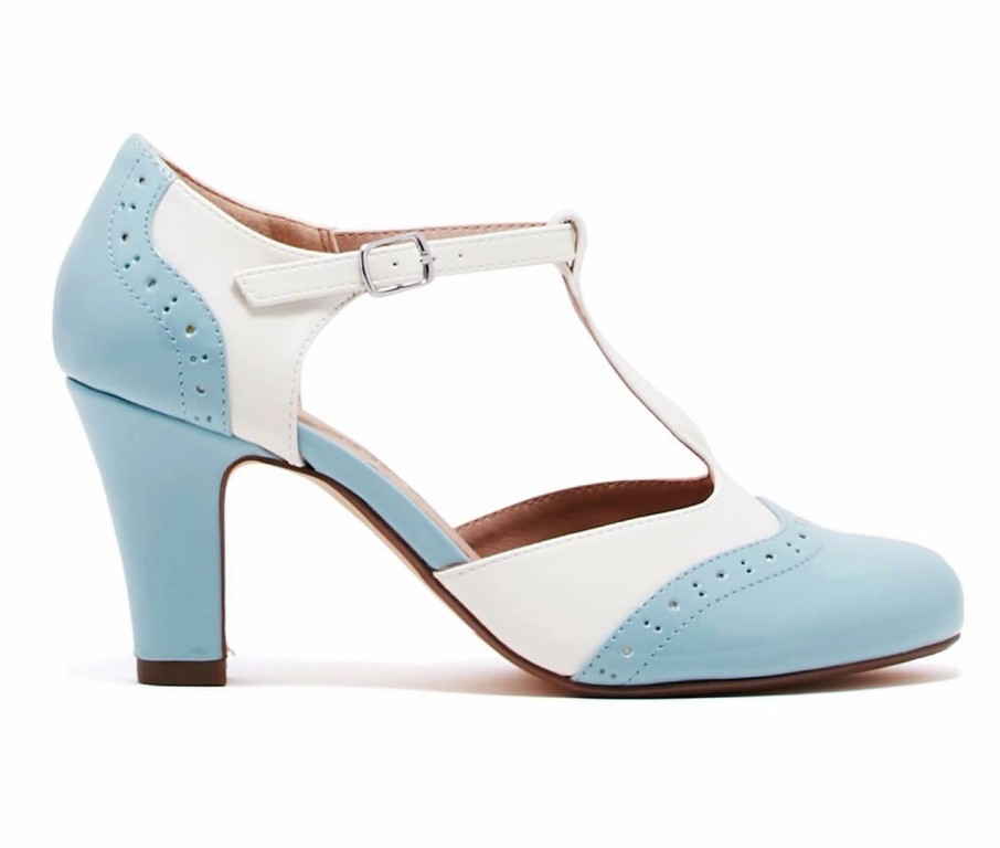 Pumps * | Best Deal Women'S Chelsea Crew Gatsby-Ii Pumps Blue/White