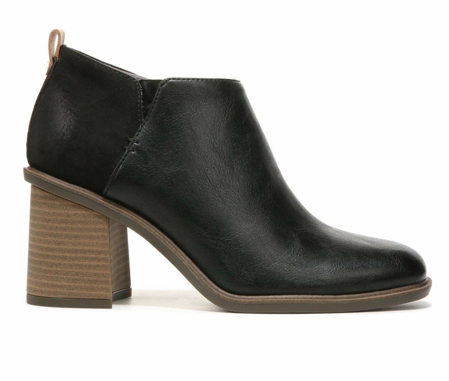 Heeled Boots * | Top 10 Women'S Dr. Scholls Roxanne Heeled Booties Black