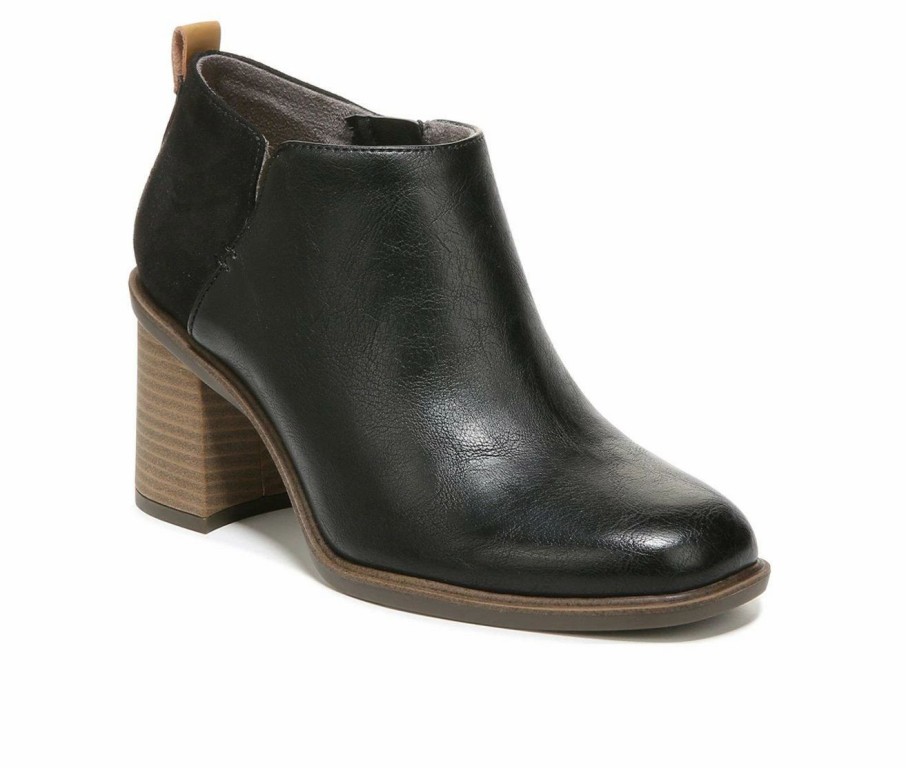 Heeled Boots * | Top 10 Women'S Dr. Scholls Roxanne Heeled Booties Black