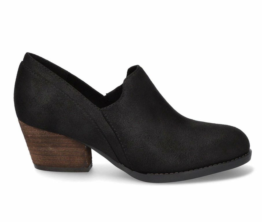 Ankle Boots And Booties * | New Women'S Bella Vita Nakia Heeled Low Cut Booties Black