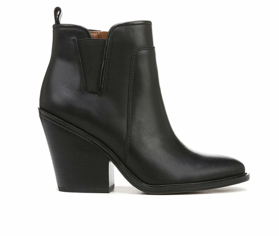 Heeled Boots * | Best Sale Women'S Franco Sarto Gamble Heeled Booties Black