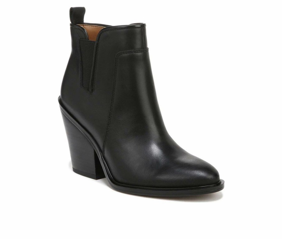 Heeled Boots * | Best Sale Women'S Franco Sarto Gamble Heeled Booties Black