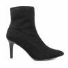 Stiletto Heels * | Brand New Women'S Jones Ny Macee Heeled Booties Black