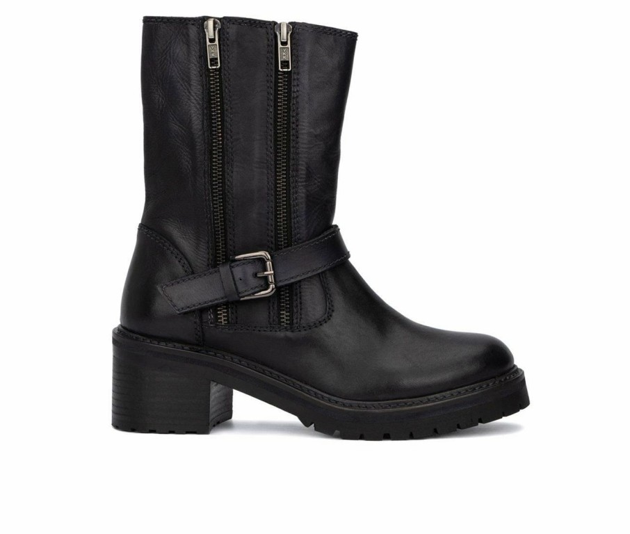 Ankle Boots And Booties * | Budget Women'S Vintage Foundry Co Genevieve Booties Black